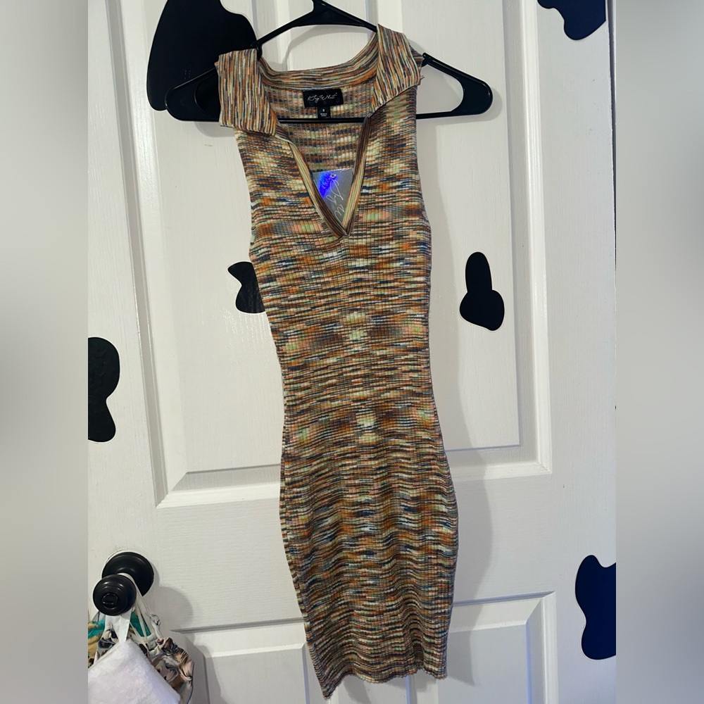 Say What? Multicolor Midi Dress